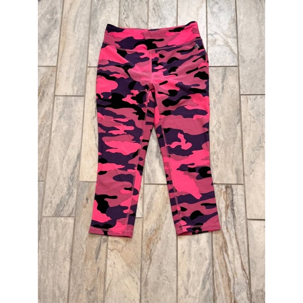 NEW ReActivate women's small black/pink/purple cropped legging